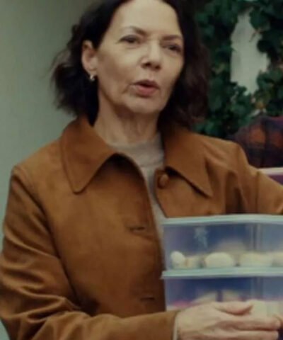 The Rumour 2025 Bea Brown Suede Jacket