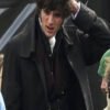 Jacob Elordi Wuthering Heights 2026 Black Coat