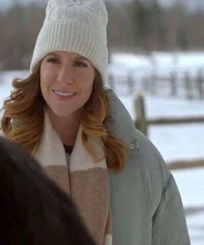 Brittany Underwood A Royal Christmas Tail Puffer Jacket