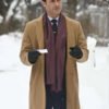 A Royal Christmas Tail 2025 Prince Edward Brown Wool Coat