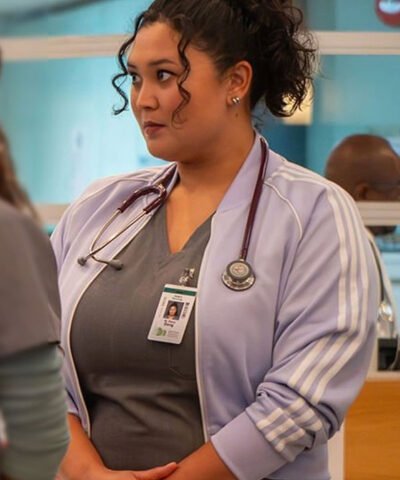 Brilliant Minds 2025 Dana Dang Blue Striped Jacket