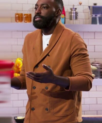 Alex Vs. America Eric Adjepong Brown Wool Peacoat