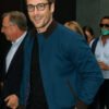 Good Morning America 2025 Glen Powell Blue Bomber Jacket
