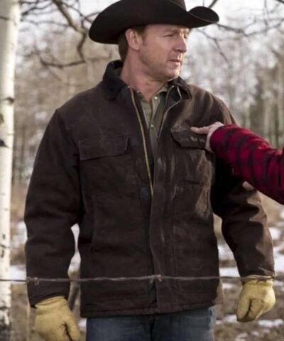 Heartland S06 Tim Fleming Brown Cotton Jacket