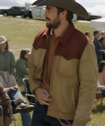 Heartland 2025 Spencer Lord Brown Leather Jacket
