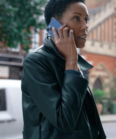 Hijack Marsha Nelson-Smith Black Leather Coat