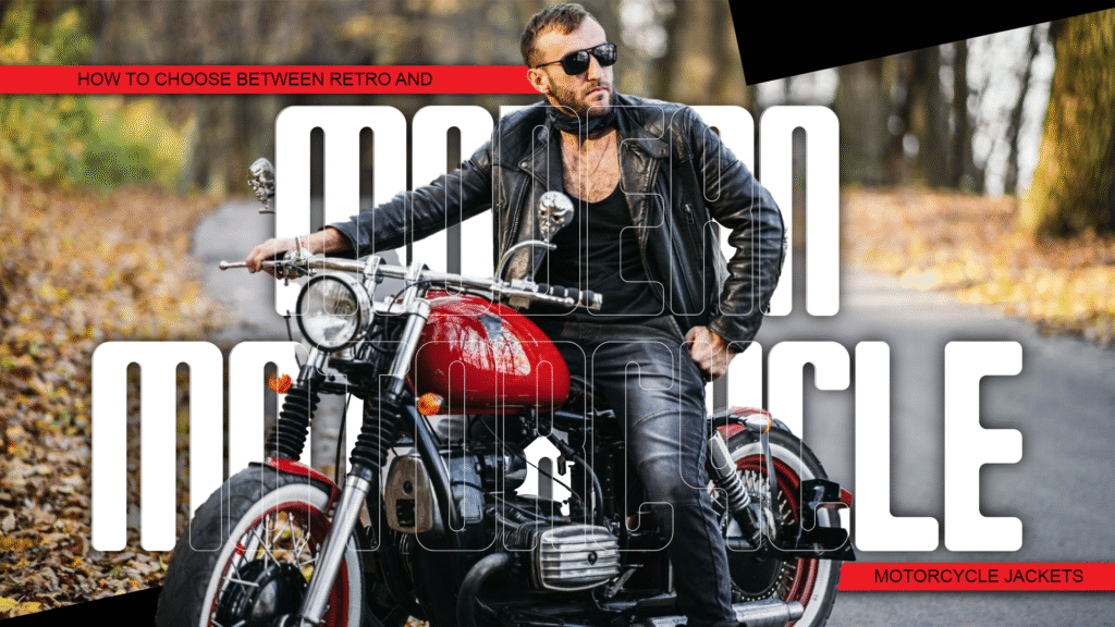 How to Choose Between Retro and Modern Motorcycle Jackets