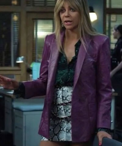 High Potential S02 Kaitlin Olson Purple Blazer