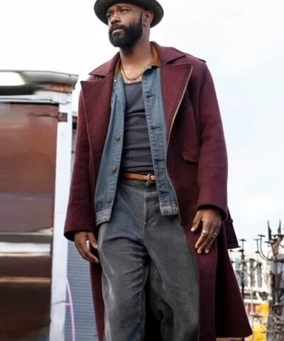 Play Dirty 2025 Grofield Maroon Wool Coat