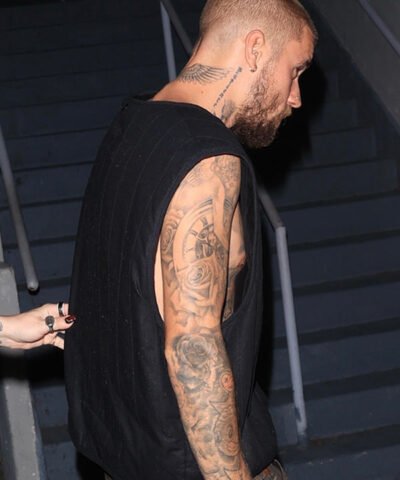 Justin Bieber Black Vest