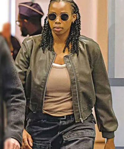 Maigret 2025 Janvier Black Bomber Leather Jacket