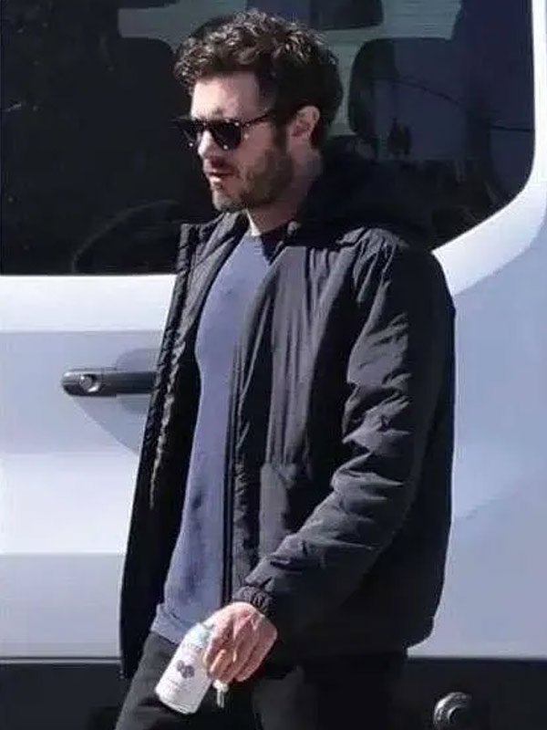 Nobody Wants This 2025 Adam Brody Black Hooded Jacket TV Series Nobody Wants This Adam Brody Black Jacket