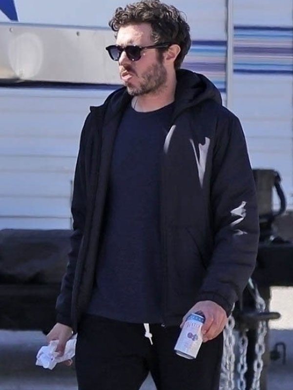 Nobody Wants This S02 Noah Roklov Black Hooded Jacket Nobody Wants This S02 Noah Roklov Black Jacket