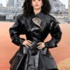 One Battle After Another 2025 Willa Black Frock Leather Jacket