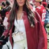 San Francisco 49ers 2025 Olivia Culpo Red Jacket