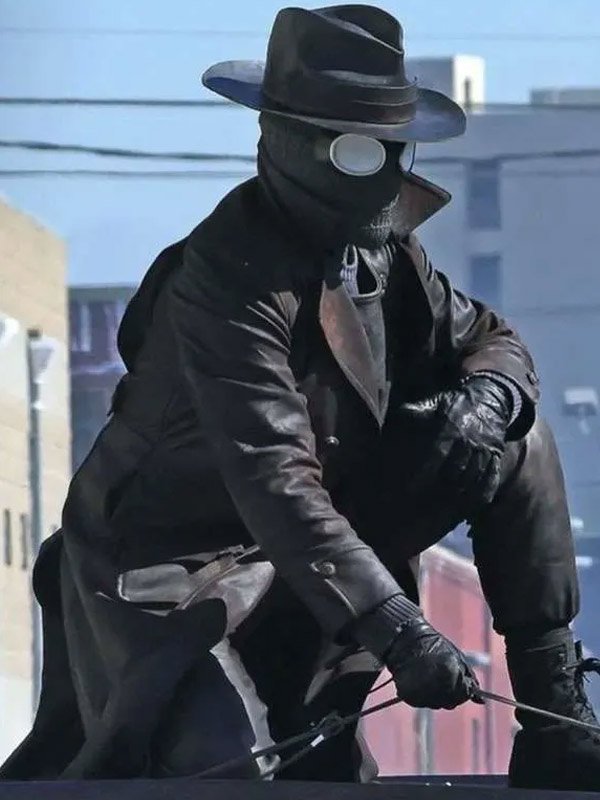 Spider Noir S01 Nicolas Cage Brown Coat TV Series Spider Noir 2026 Spider-Man Noir Brown Trench Coat