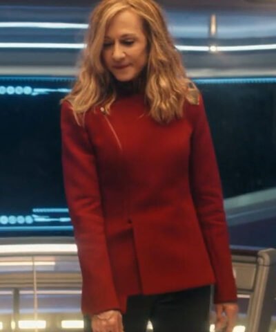 Star Trek Starfleet Academy 2026 Holly Hunter Red Costume Jacket