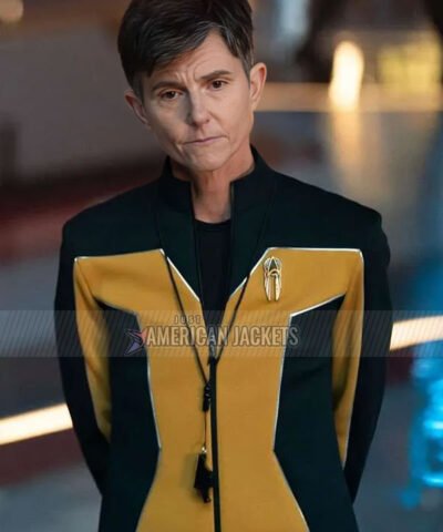 Star Trek Starfleet Academy S01 Jett Reno Black and Yellow Jacket