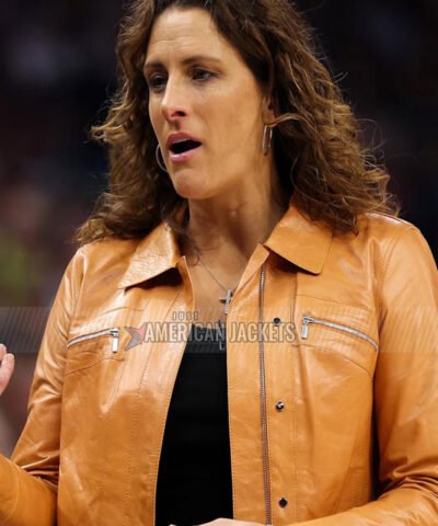 Stephanie White Brown Jacket