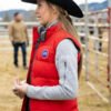 Heartland Amber Marshall Red Puffer Vest