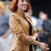 The Avengers 2012 Black Widow Leather Jacket