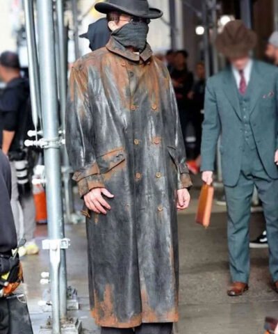 The Bride 2026 Frankenstein's Monster Black Trench Coat