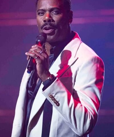 Colman Domingo The Running Man White Blazer