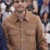 The Secret Agent Wagner Moura Brown Leather Jacket