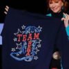 The Voice S28 Team Reba Printed Blue Sweatshirt