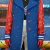 Morgan Quinn A Bills Love Story 2025 Blue and Red Coat