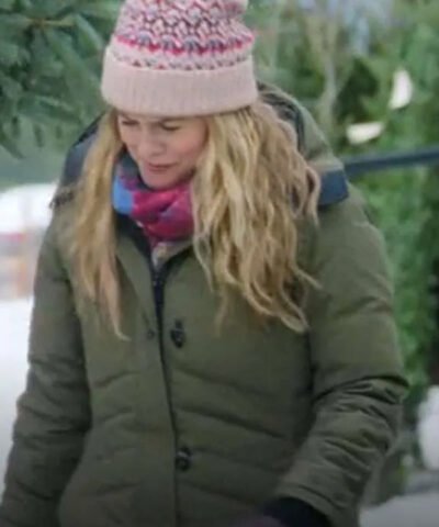 Alicia Silverstone A Merry Little Ex-Mas 2025 Green Jacket