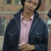 Boston Blue 2025 Sonequa Martin-Green Blue Bomber Jacket