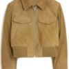 Chicago Fire 2025 Miranda Rae Mayo Brown Bomber Jacket
