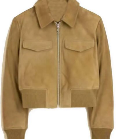 Chicago Fire 2025 Miranda Rae Mayo Brown Bomber Jacket