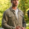 TV Series Tracker Justin Hartley Green Cotton Jacket