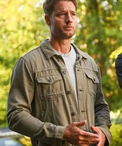 TV Series Tracker Justin Hartley Green Cotton Jacket