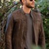 Countdown Mark Meachum Brown Leather Jacket