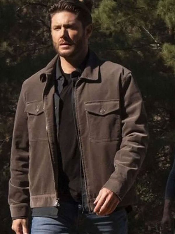 Countdown S01 Mark Meachum Brown Suede Jacket TV Series Countdown Jensen Ackles Brown Jacket
