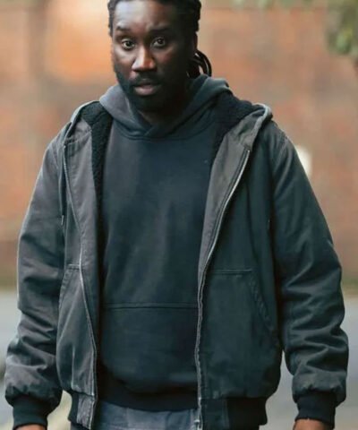 TV Series Down Cemetery Road S01 Downey Grey Bomber Hooded Jacket