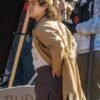 Stranger Things 2025 Gaten Matarazzo Brown Cotton Jacket