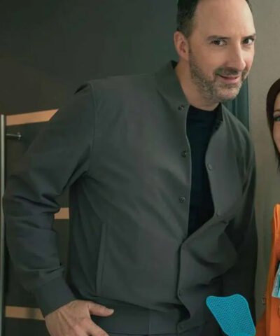 Tony Hale Elsbeth S03 Grey Jacket