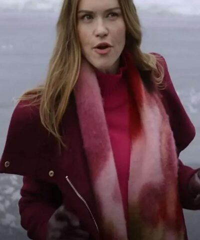 A Bills Love Story Holland Roden Maroon Coat