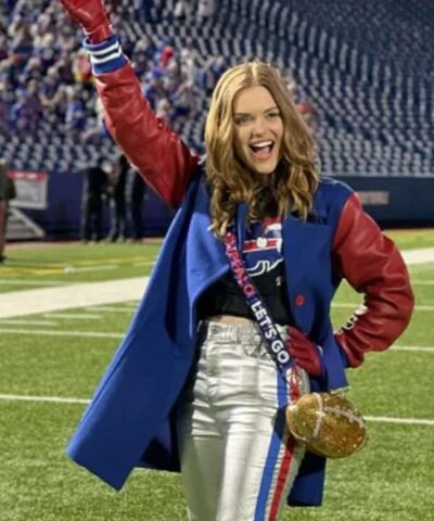 A Bills Love Story Morgan Quinn Blue and Red Coat