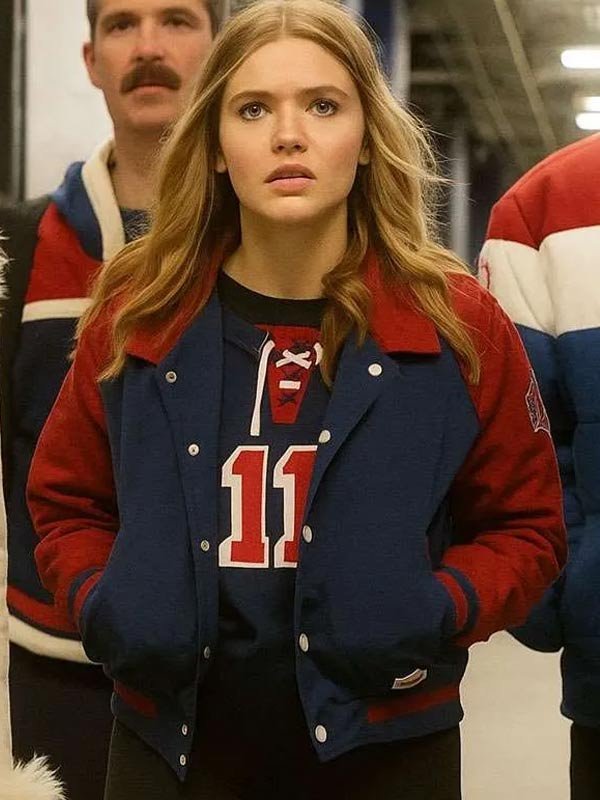 Holland Roden Holiday Touchdown A Bills Love Story Varsity Jacket A Bills Love Story 2025 Holland Roden Varsity Jacket