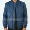 Tracker 2025 Colter Shaw Blue Leather Jacket
