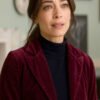 Cassandra Lee Murder in a Small Town S02 Maroon Blazer