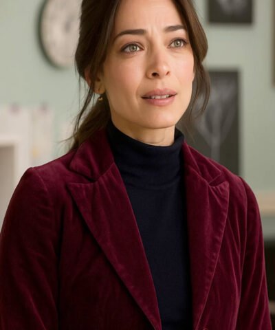 Cassandra Lee Murder in a Small Town S02 Maroon Blazer