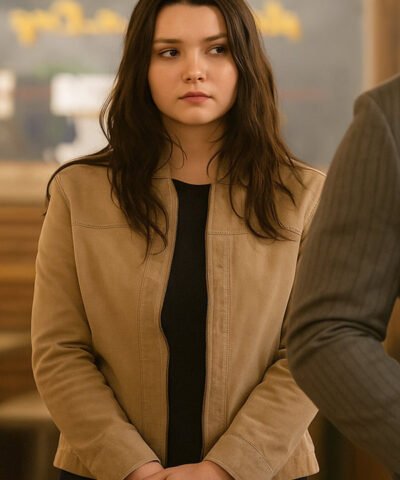 Sheriff Country 2025 Amanda Arcuri Brown Cotton Jacket