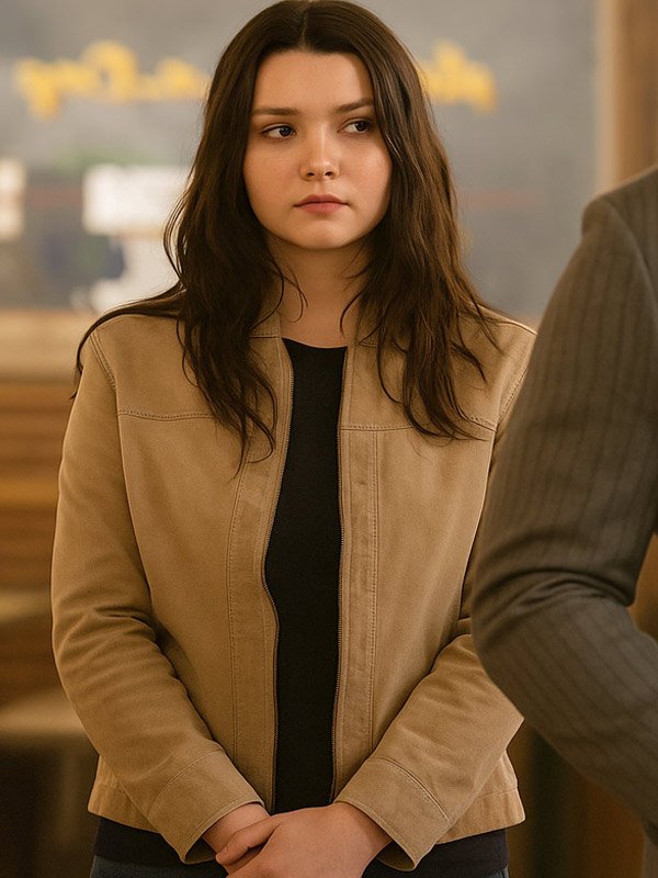 Sheriff Country 2025 Skye Fraley Brown Jacket Sheriff Country 2025 Amanda Arcuri Brown Cotton Jacket