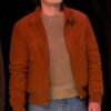Stranger Things 2025 Joe Keery Brown Suede Leather Jacket